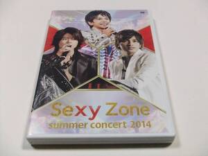 Sexy Zone Sexy Zone summer concert 2014 (通常盤)　読み込み動作問題なし DVD