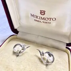 MIKIMOTO silver925 本真珠イヤリング　パール
