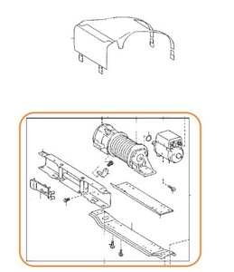 トヨタ ランクル70 ランドクルーザー70 HZJ71/74/76 未使用 純正 ウィンチASSY ウインチ 電動 フロント バンパー T0424-2