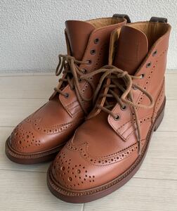 【良品】Trickerker‘ｓ　トリッカーズ　カントリーブーツ　レディース　L5180　MALTON　Brogue Boots　UK4.5　ウイングチップ