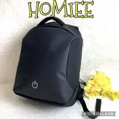 ⭐️ホーミー⭐️HOMIEE ビジネスリュックUSB充電ポートイヤホンジャック付き