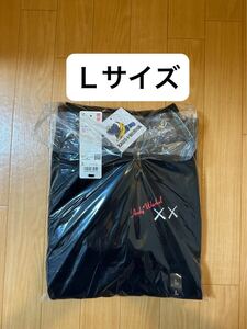 L 未開封 UNIQLO KAWS+WARHOL ユニクロ カウズ+ウォーホル アンディ スウェットパンツ Black ブラック 黒 コラボ レア 限定