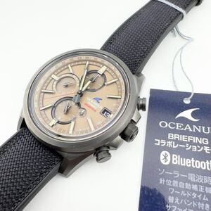  未使用同様 極美品 CASIO OCEANUS カシオ オシアナス OCW-T4000BRE-5AJR BRIEFINGコラボレーション 専用ケース付 ソーラー メンズ 腕時計