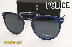 POLICE ポリス サングラス SPL578-Q37 正規品 SPL578 0Q37 フラットレンズ ボストンタイプ