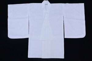 inagoya★単品SALE★お遊戯会や舞台衣装にも【男の子用 着物単品】白系 single kimono for boys 化繊 中古 着用可 七五三 y9914ni