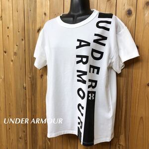 UNDER ARMOUR＊THE GIRLFRIEND TEE アンダーアーマー レディースL 半袖 Tシャツ トップス ビッグロゴ カジュアル スポーツウェア