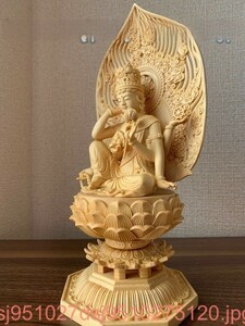 如意輪観音像 仏教美術 木彫 仏師で仕上げ品
