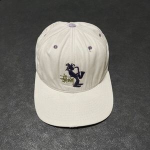 Stussy 90s 帽子 キャップ CAP ホワイト