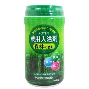 薬用入浴剤 日本製 露天/ROTEN 森林の香り 680gｘ３個セット/卸