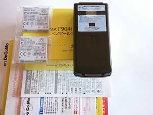 新品 F904i 予備新品電池 ノアール docomo ヨコモーション noir ドコモ