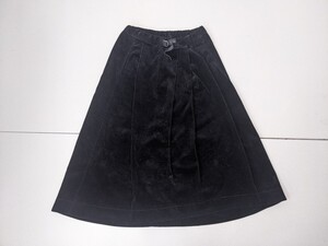 14．GRAMICCI グラミチ CORDUROY TALECUT SKIRT コーデュロイテイルカットスカート GLSK-20F024 レディースM 黒 y405