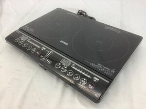 山善 2ロ IH調理器 YEM-W1456(B) 動作確認済 2022年製 中古品 ACB