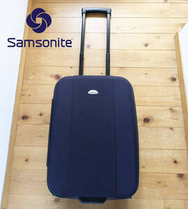 ★Samsonite/サムソナイト スーツケース キャリーバッグ 直立型 紺/ネイビー系 TSC南京錠 機内持ち込みサイズ 旅行バッグ ビジネスバッグ 