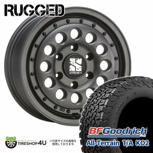 4本セット XTREME-J RUGGED 16x6.5J 6/139.7 +38 GBK BFG オールテレーン T/A KO2 215/65R16 BL ハイエース 200系