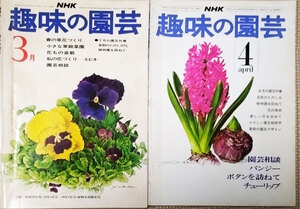 貴重　趣味の園芸　昭和50年3月－4月　7月-12月まで　8冊まとめて