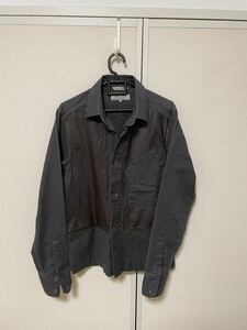 rag&bone NewYork ラグ&ボーン レザー切替 カバーオール ジャケット Made in USA 