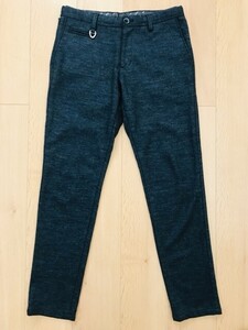 【良品】SOLIDO ソリード＊ウールニットパンツ＊濃グレー＊2