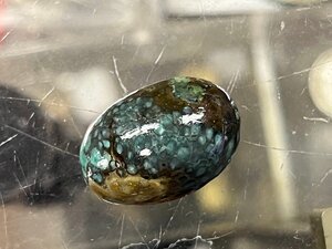 難アリ キャンデラリア ターコイズ カボション 23ct トルコ石 CL４ ルース バングル リング ペンダント コンチョバックルの加工などに