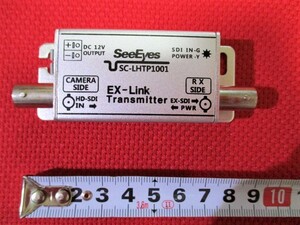 21-128 USED SeeEyes EX-SDI送信機 SC-LHTP1001 EX-LINK トランスミッター 防犯カメラ/アクセサリー/送信機/パーツ/部品取り/廃番/希少