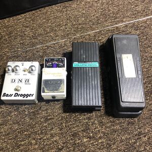 ☆エフェクター まとめて☆DNA Bass Dragger ベースドラッガー☆BOSS クロマチックチューナー TU-2☆CRYBaby GCB-95☆KORG KVP-002☆