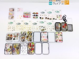 フライ 毛鉤 毛針 毛ばり 完成品フライ 計600点以上 ケース付属