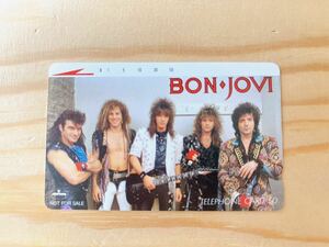 【新品未使用】　BON・JOVI テレホンカード 50度