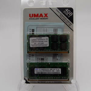 mg410 UMAXCastor DCSoDDR2-4GB-667 PC5300 200pin DDR2-SO-DIMM 667MHz 2GBx2