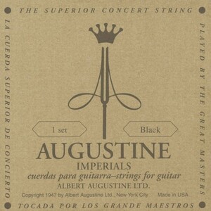 AUGUSTINE IMPERIAL BLACK SET クラシックギター弦×6セット