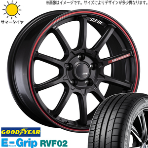 215/45R17 サマータイヤホイールセット セレナ etc (GOODYEAR RVF02 & SSR GTV05 5穴 114.3)