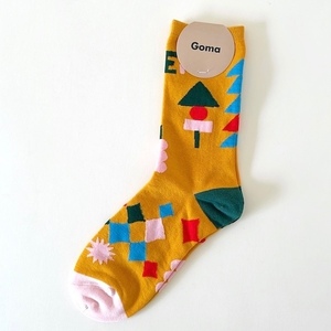 新品即決☆Goma Socks ODEN size:Free ゴマ 靴下 ソックス☆かわいいおでんおしゃれpopカラフル柄