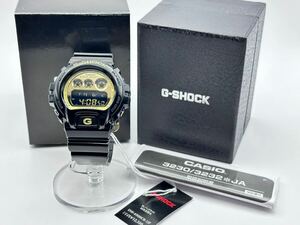 5-55 未使用 国内 廃盤 カシオ CASIO G-SHOCK Gショック クレイジー カラーズ DW-6900CB-1JF ブラック ゴールド デジタル 腕時計