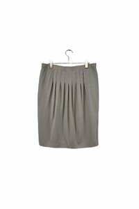 Chloe gray pleated skirt クロエ プリーツスカート 膝丈 グレー サイズ42 ボトムス レディース ヴィンテージ ネ