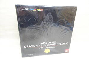 24/Ω214★カードダス ドラゴンボール COMPLETE BOX Vol.1 premium set プレミアムバンダイ限定★[特典カード付き]★中身未開封