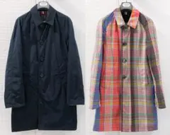 THOM BROWNE リバーシブル バルカラー コート ステンカラー 1