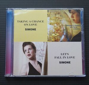 ２枚組CD 国内盤 美品 Simone Kopmajer 「Let’s in Love 恋をしましょう ＋Taking A Chance On Love 恋のチャンス」シモーネ・コップマイ