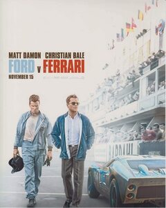 フォードvsフェラーリ　マットデイモン　クリスチャンベール　Ford v Ferrari、輸入　写真　10599.