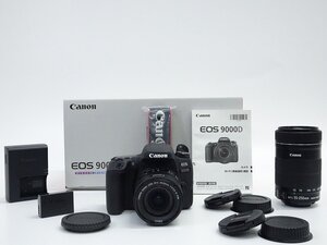 ●○【元箱付】Canon EOS 9000D ダブルズームキット デジタル一眼レフカメラ EFマウント キャノン○●028351001m○●