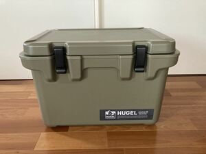 【送料無料】アイリスオーヤマ HUGEL クーラーボックス 40L TC-40 カーキ（30時間保冷）