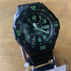 【新品】【箱無し】カシオ CASIO ダイバールック クオーツ メンズ 腕時計 MRW-200H-3B ブラック