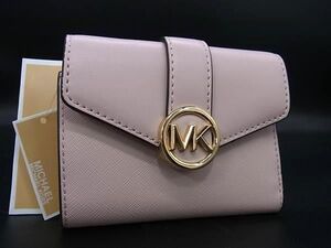 ■新品■未使用■ MICHAEL KORS マイケルコース レザー 三つ折り 財布 ウォレット レディース ピンク系 CC2459