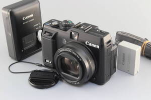 A (美品) Canon キヤノン PowerShot G1X ブラック 初期不良返品無料 領収書発行可能