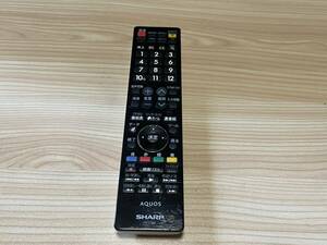 シャープ アクオス テレビ リモコン GB157SA