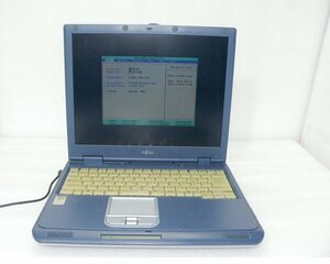 【JUNK】富士通 LIFEBOOK FMV-720NU5/B Celeron 2.0GHz メモリ 256MB HDD 20GB 難あり Windows2000モデル ACアダプタ付属なし