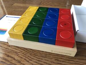 リグノ Ligno ネフ社 naef 積み木 木製　紙箱付き　収納木箱付き　カタログ付き　ブロック　知育玩具　木のおもちゃ　色遊び