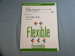 os) フレシキブル・アンサンブル トリプルあいす2　八木澤教司作曲 ※捺印あり[1]3184