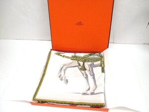 【美品】エルメス　カレ90　スカーフ　 HERMES　HARNAIS　FRANCAIS　PREMIER　EMPIRE　シルク100％