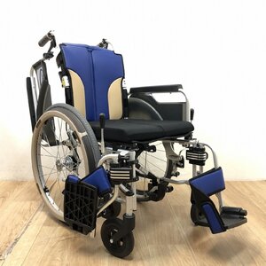 使用感少なめ◆MiKi ミキ 自走型 車いす とまっティシリーズ SKT-400B コンパクト ノンバックブレーキ 参考価格16万 介護用品 福祉用品 1