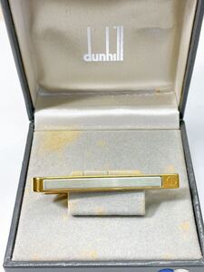 048 dunhill ダンヒル タイピン　ゴールドカラー 