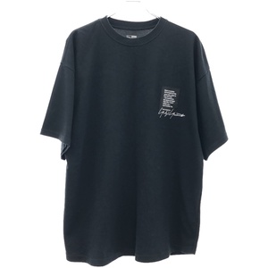 Yohji Yamamoto POUR HOMME×NEWERA ヨウジヤマモト プールオム ニューエラ 23SS TEE OVERSIZE PERFORM ITFS29O1HJE6