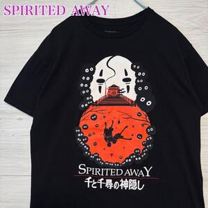 【入手困難】千と千尋の神隠し　Tシャツ　スタジオジブリ　オフィシャル　カオナシ　キャラクター アニメ　映画　ムービー　海外　輸入